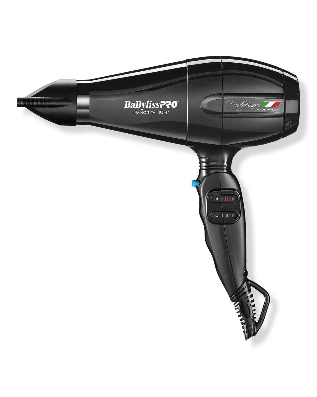 BaBylissPRO Nano Titanium Portofino salon hair dryer for fine hair on low settings