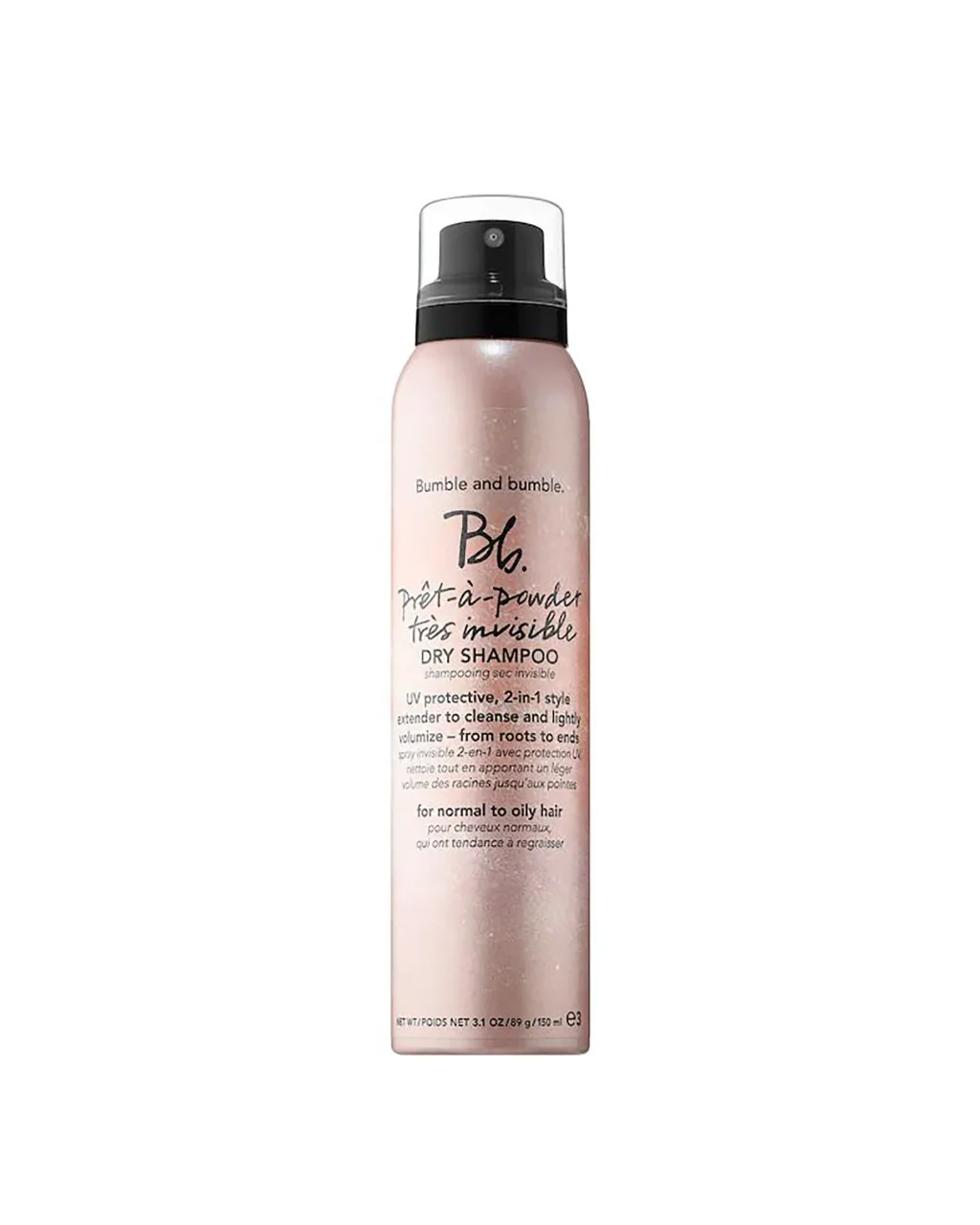Bumble and bumble Pret-a-Powder, a non-aerosol powder dry shampoo for fine hair