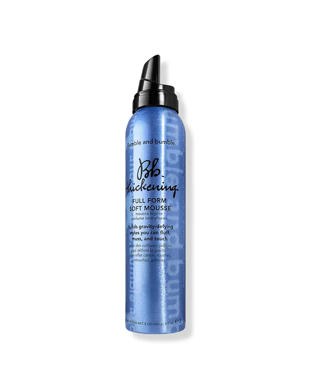 Bumble and bumble Thickening Full Form Soft Mousse, a color-safe bodifying mousse for fine hair