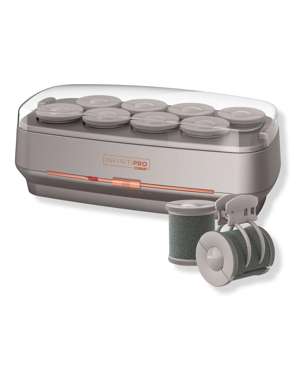 INFINITIPRO by Conair ceramic flocked hot rollers, a full-head roller set
