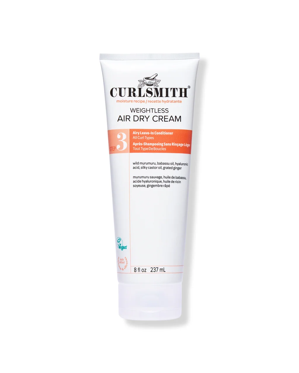 Curlsmith Weightless Air-Dry Cream, a lightweight curl cream for fine hair