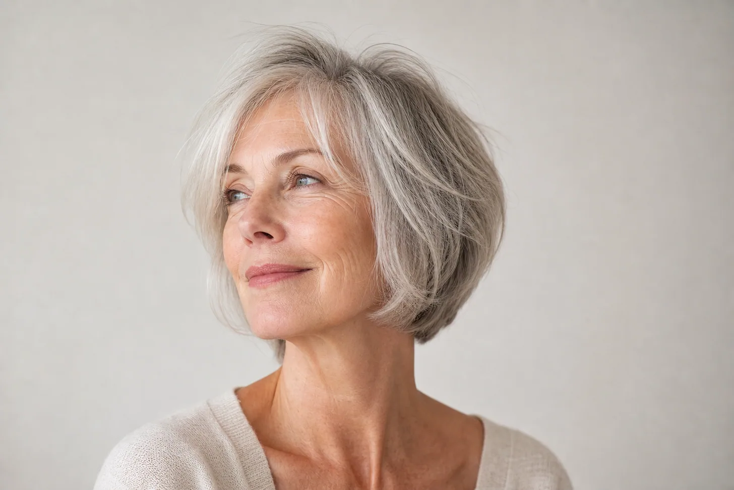 18 low-maintenance hairstyles for fine hair over 60