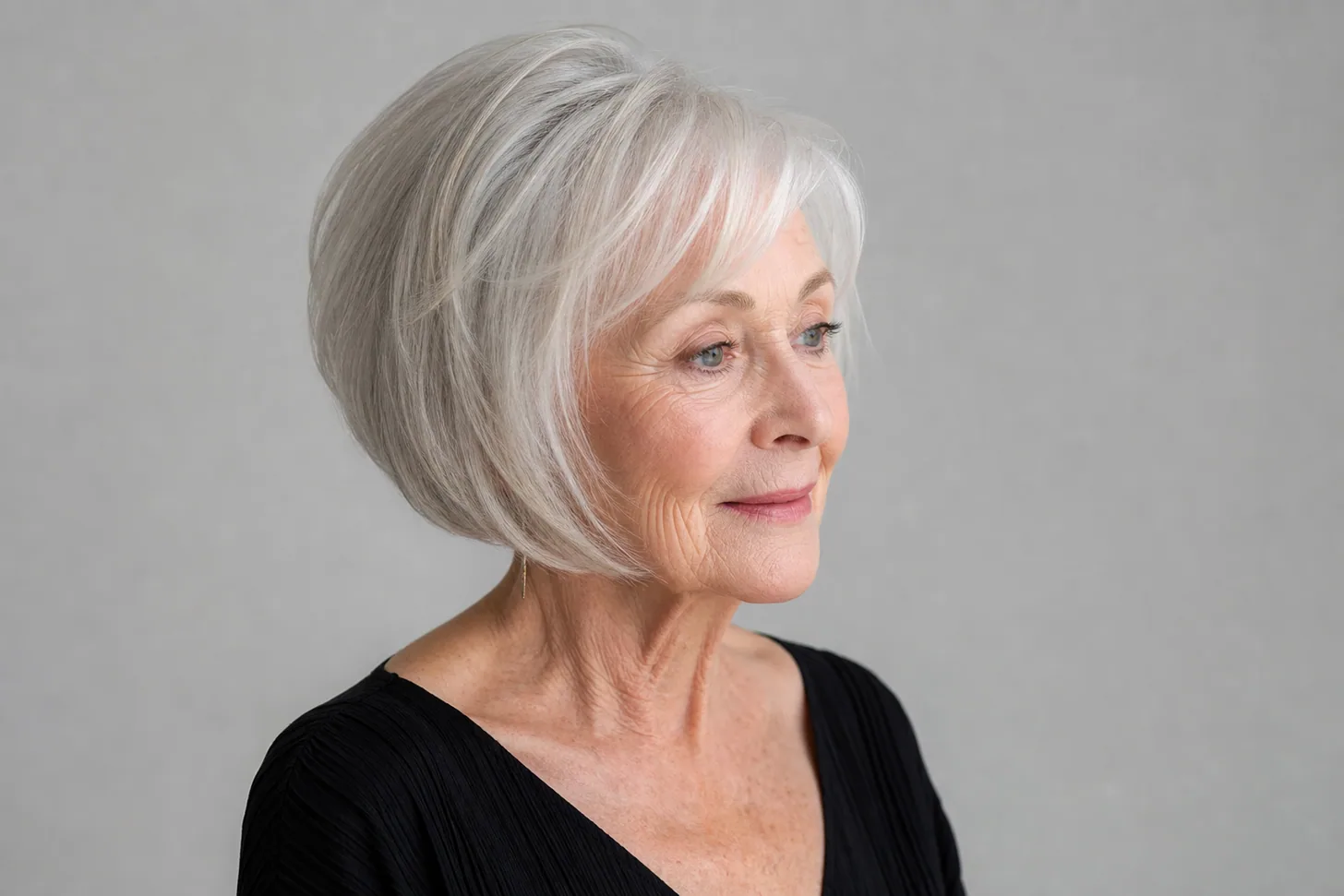 18 flattering hairstyles for fine hair over 70