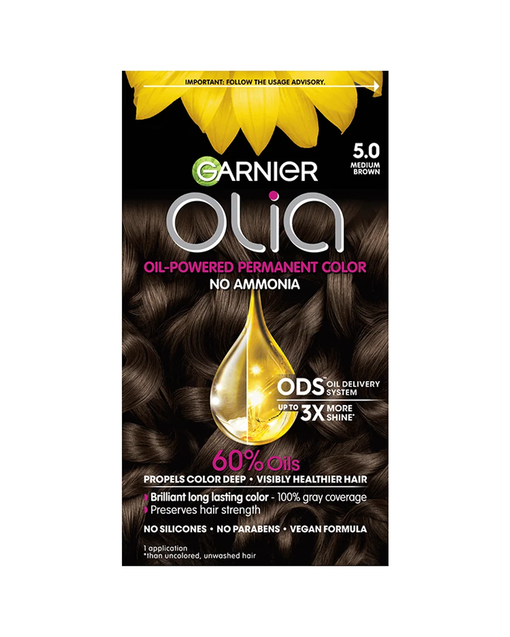 Garnier Olia ammonia-free permanent hair colour