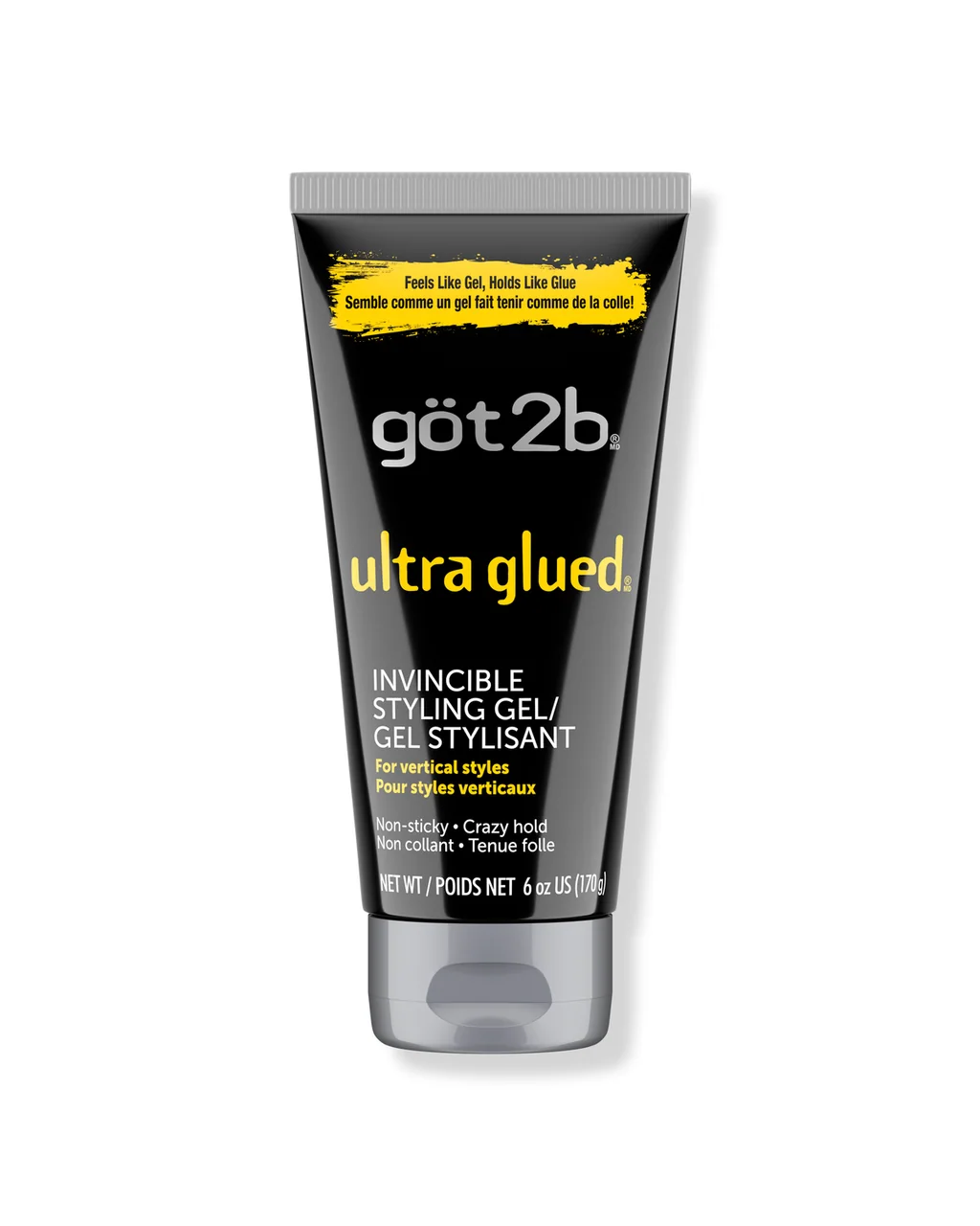 got2b Ultra Glued Invincible Styling Gel, for slicked buns and edges