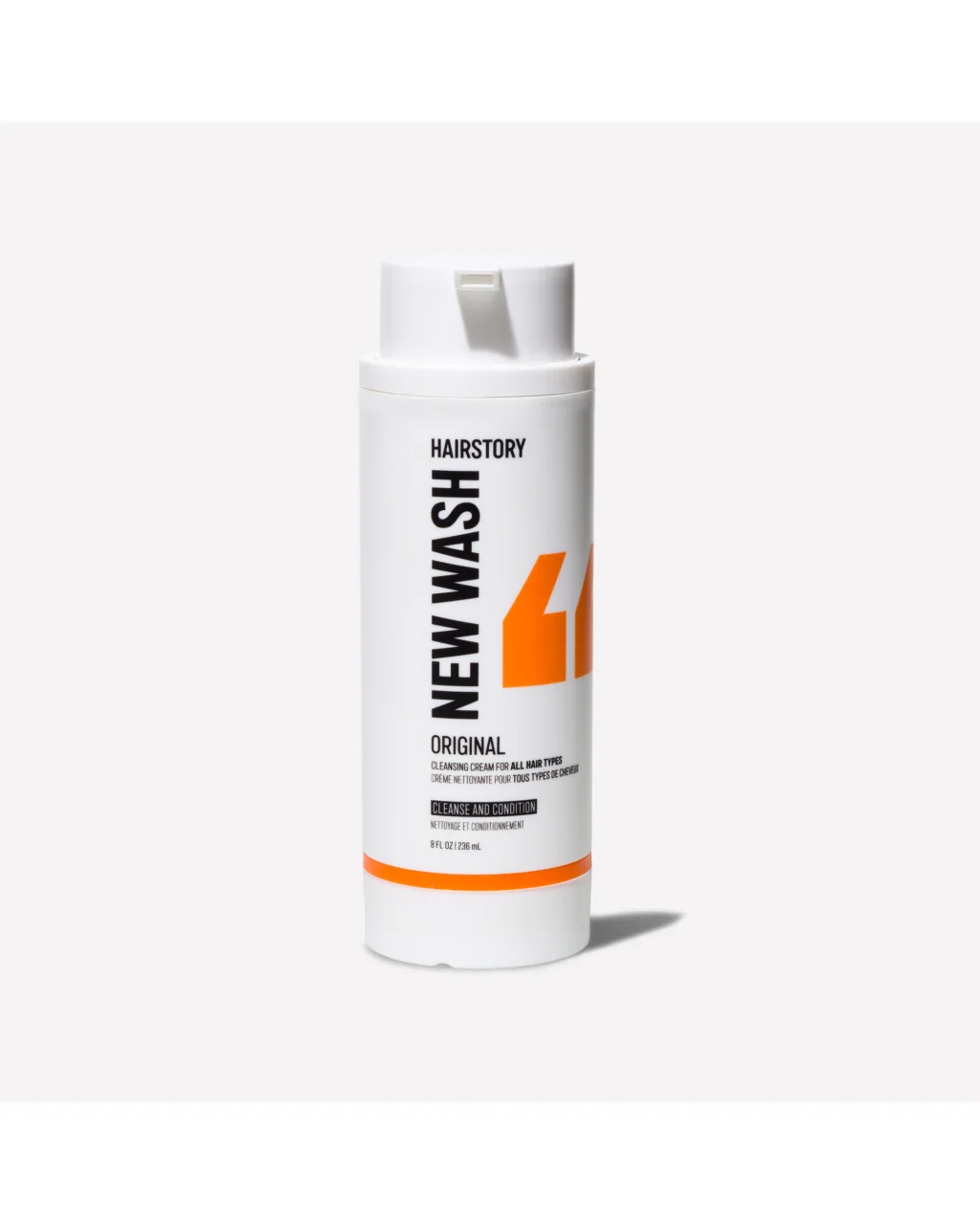 Hairstory New Wash, a gentle cleansing conditioner (co-wash) for fine hair