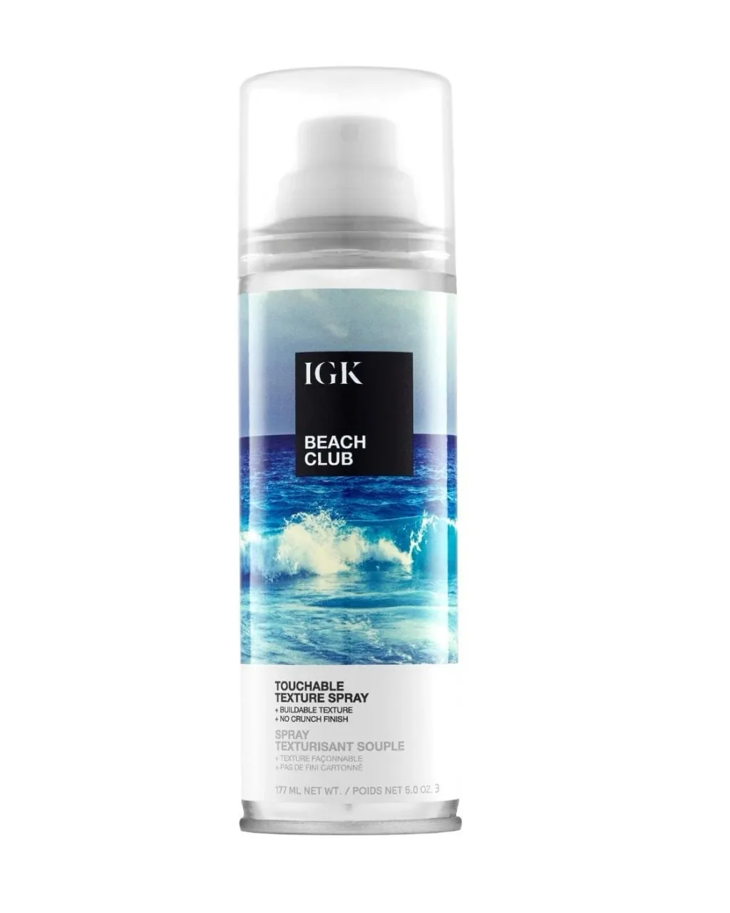 IGK Beach Club Texture Spray, a salt-free beachy texture spray for fine hair