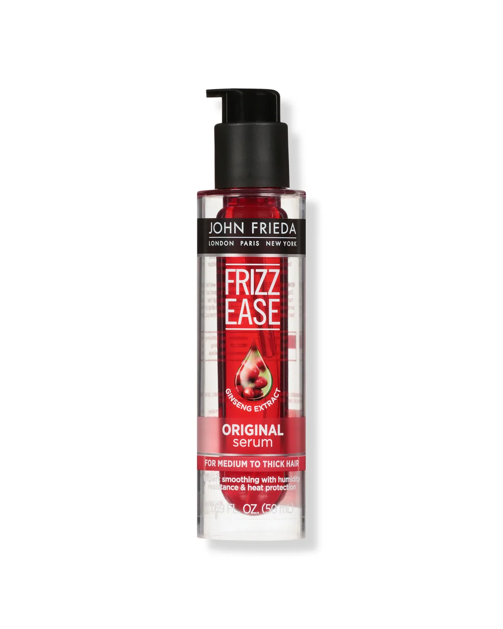 John Frieda Frizz Ease Original hair serum, the budget pick for fine hair