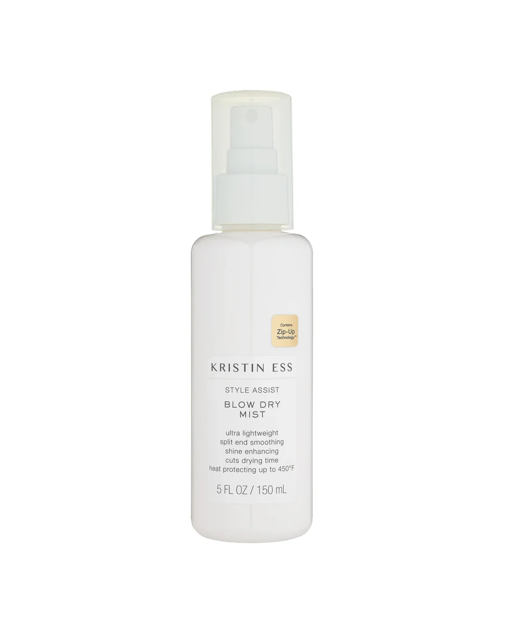 Kristin Ess Style Assist Blow Dry Mist, a budget 450°F heat protectant for fine hair