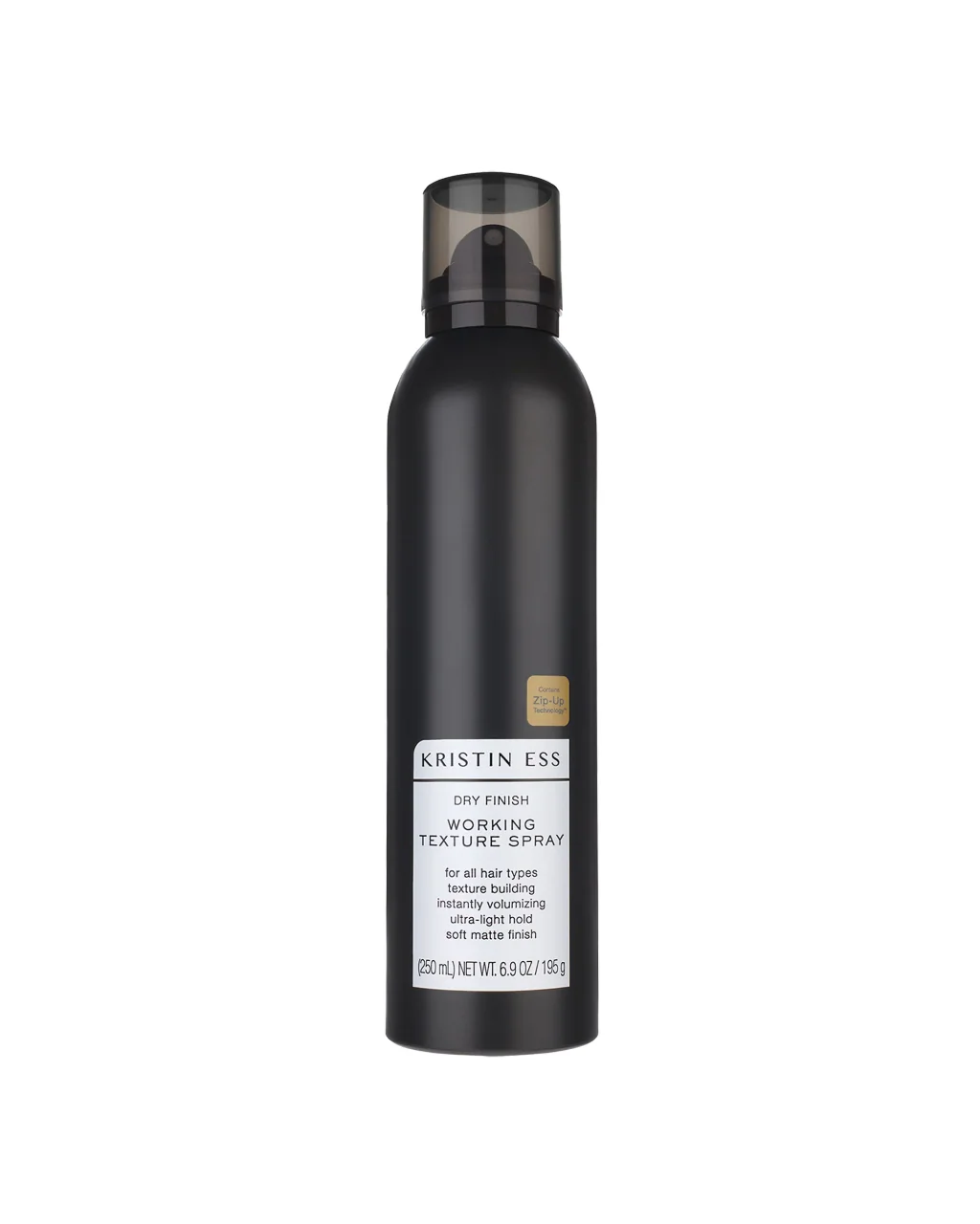 Kristin Ess Dry Finish Working Texture Spray, a budget texture spray for fine hair