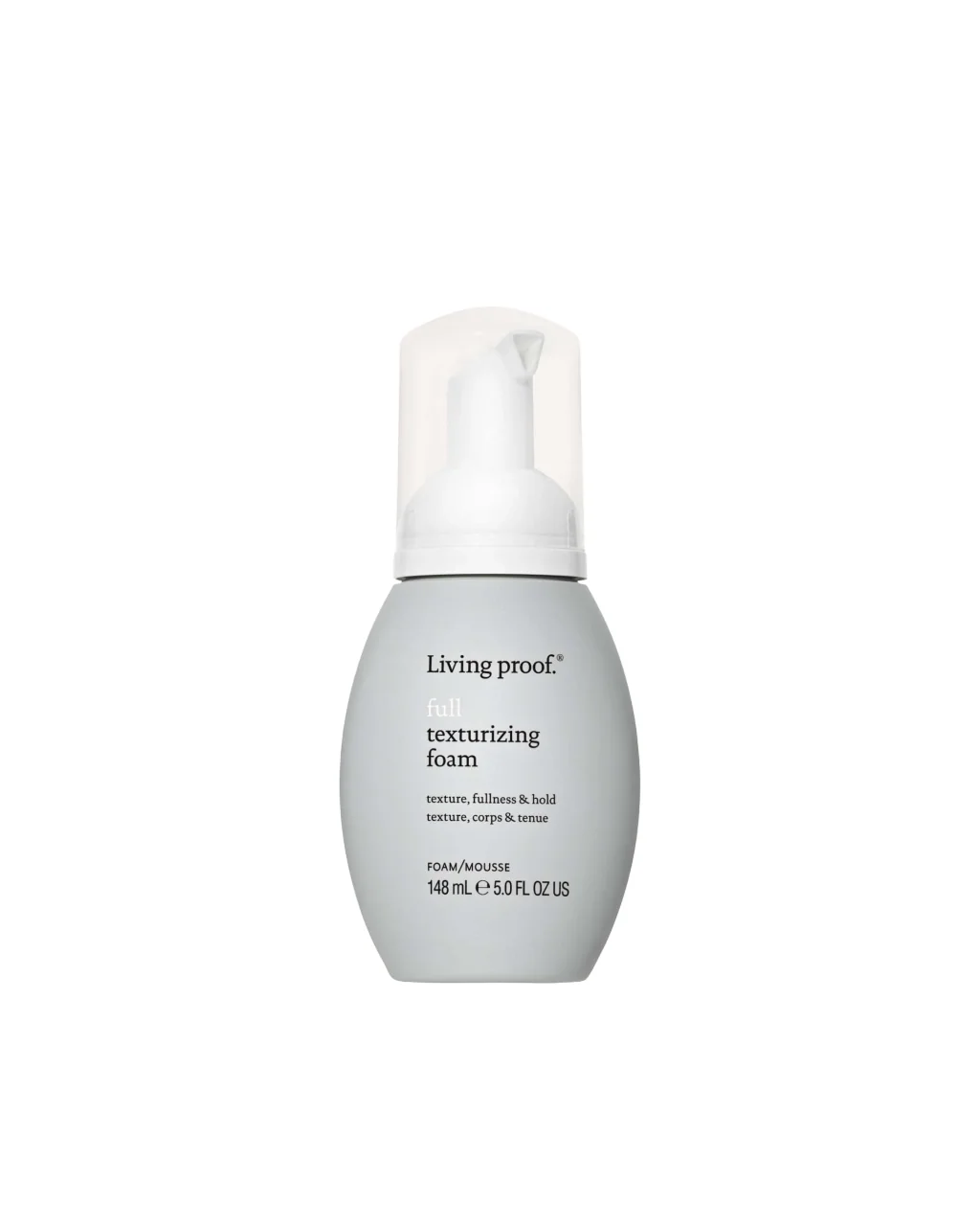 Living Proof Full Texturizing Foam, a featherweight volumizing foam for very fine hair