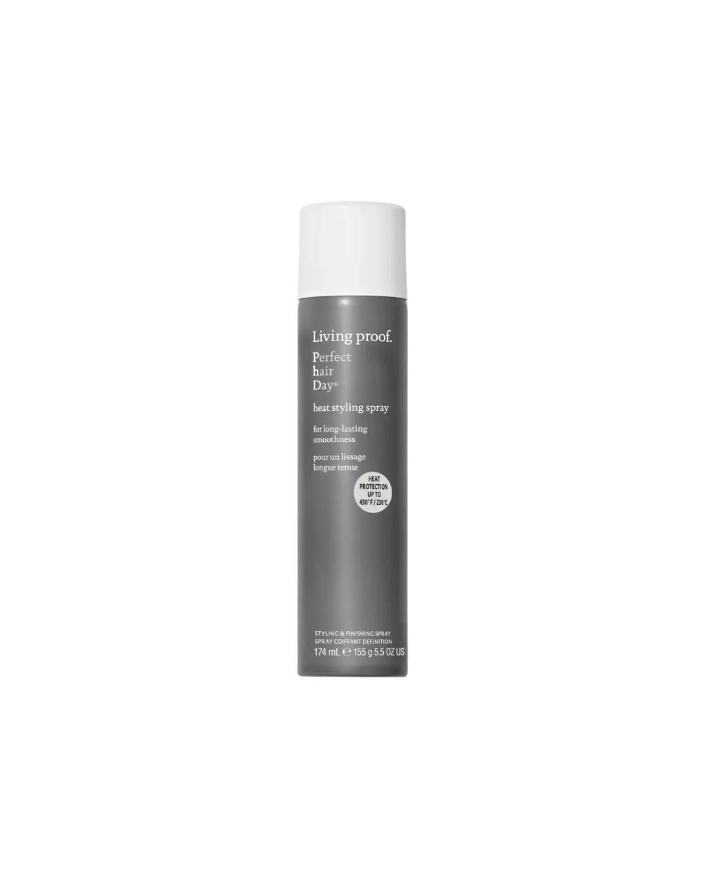 Living Proof Perfect hair Day Heat Styling Spray, a weightless 450°F heat protectant for fine hair