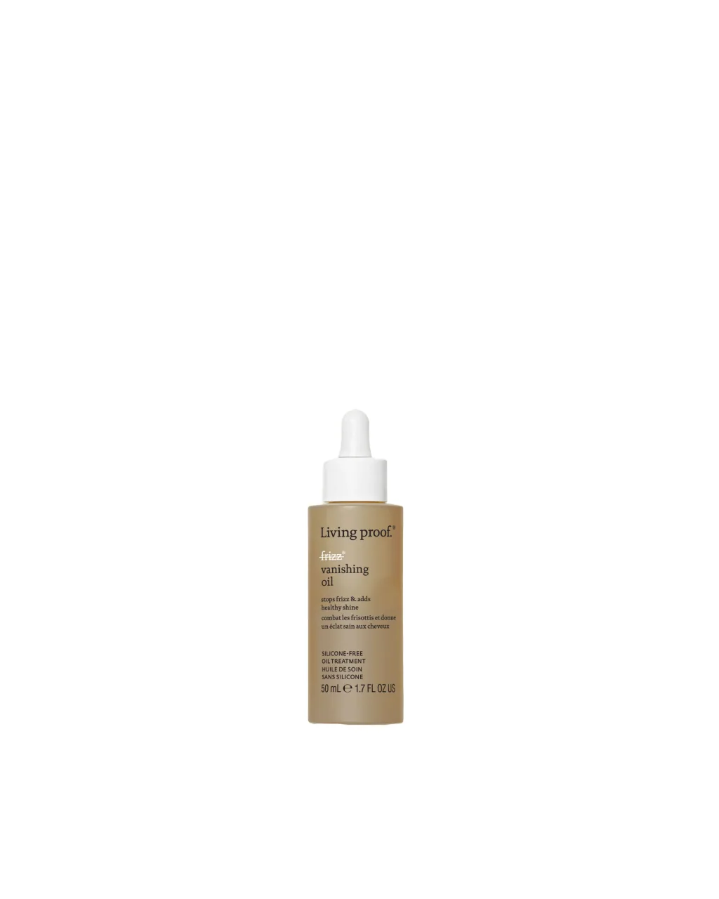 Living Proof No Frizz Vanishing Oil, a lightweight anti-frizz oil for fine hair