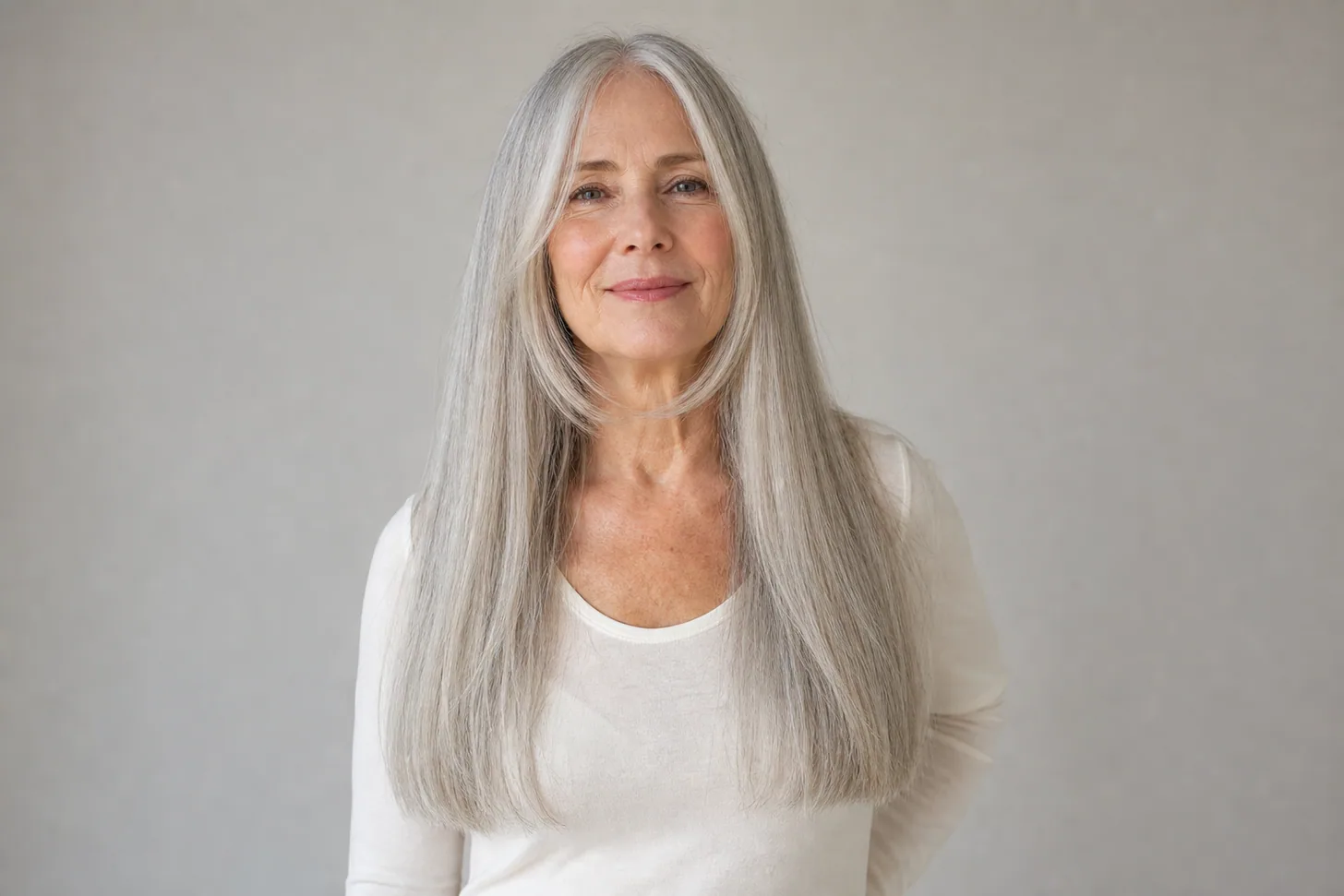 14 long hairstyles for fine hair over 60