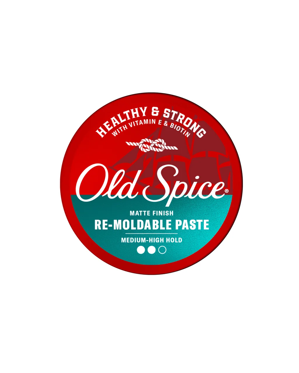 Old Spice Re-Moldable Paste, a budget matte styling paste for men with thin hair