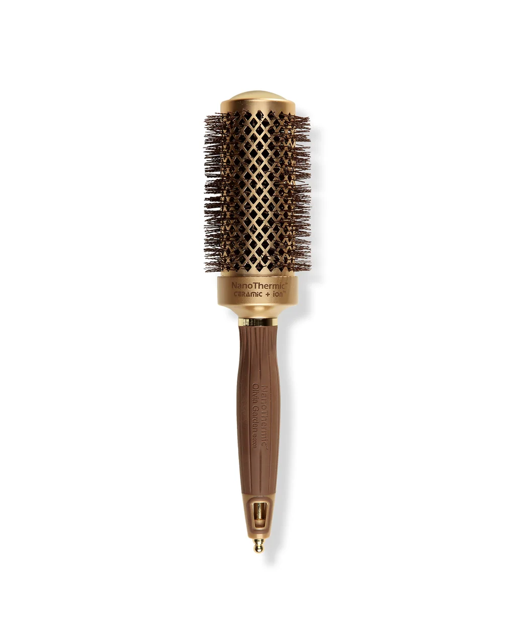 Olivia Garden NanoThermic ceramic and ion round brush, a thermal brush for fine hair