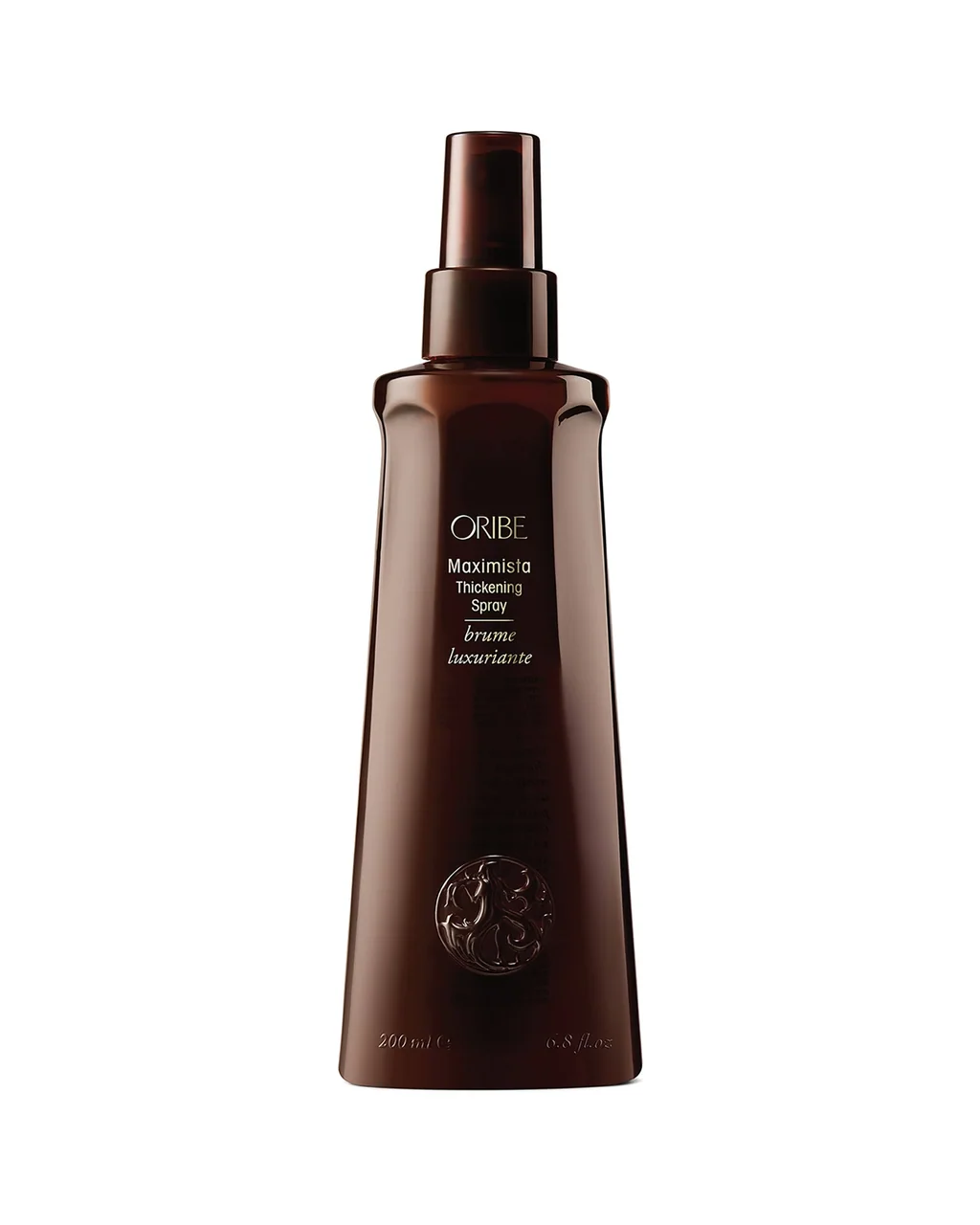 Oribe Maximista Thickening Spray, a premium blow-dry volumizing spray for fine hair
