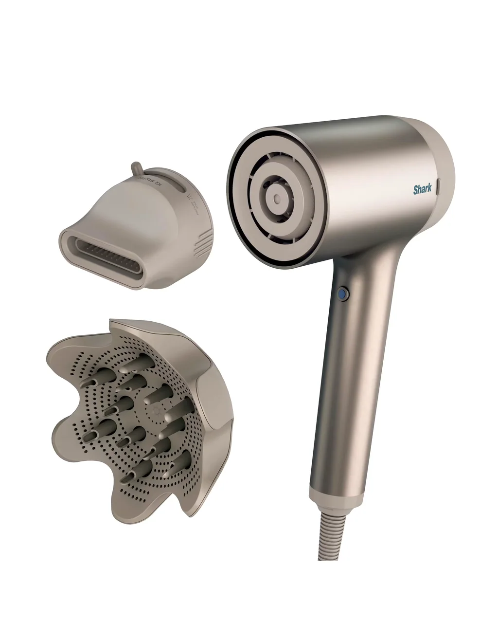 Shark HyperAIR hair dryer with intelligent heat control for fine hair