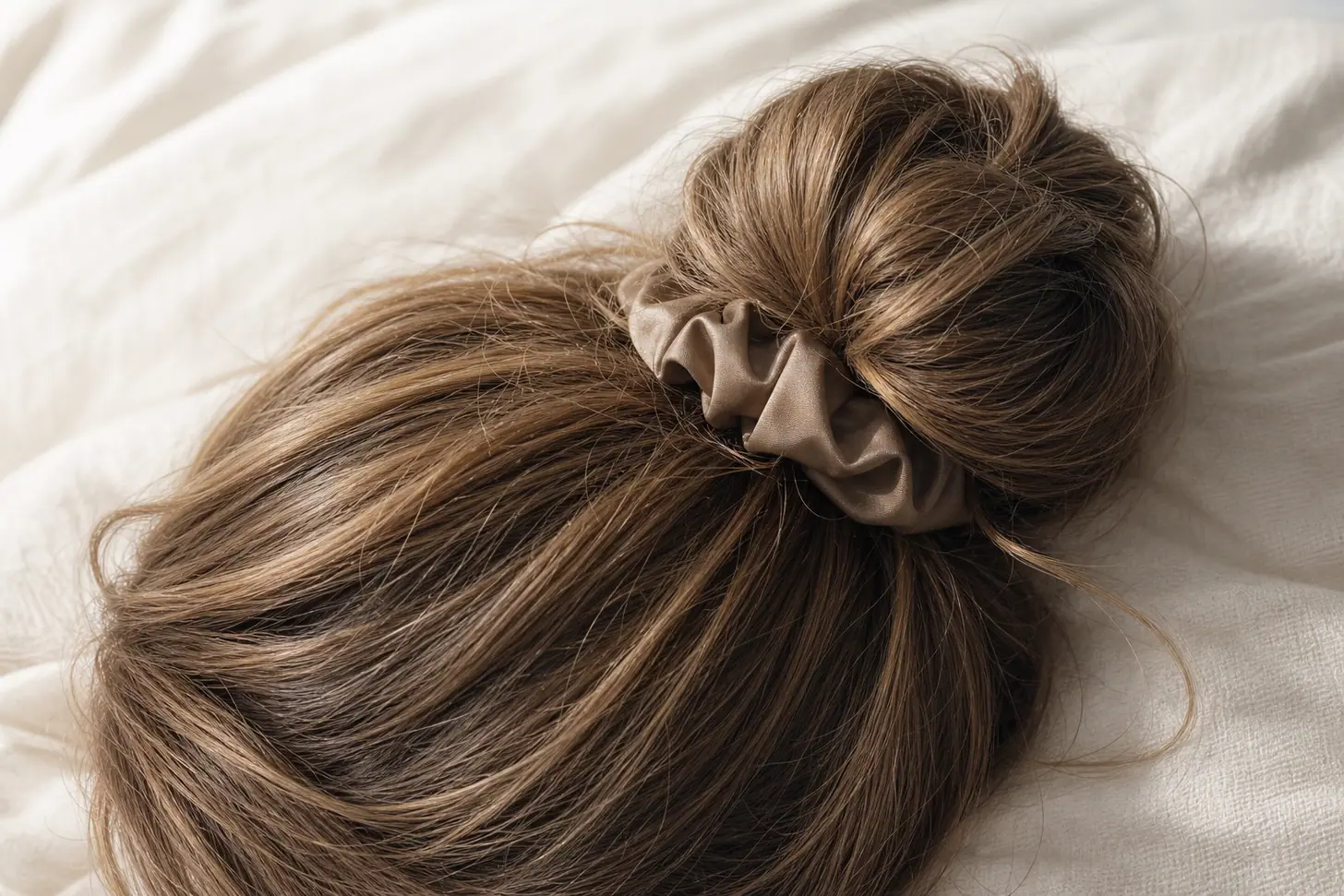 Sleeping with fine hair