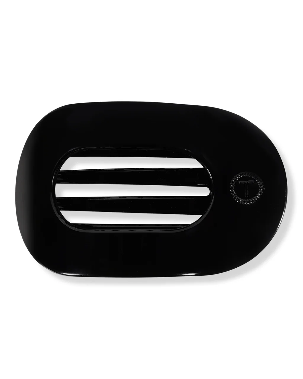 TELETIES flat round hair clip, a low-profile clip for fine hair