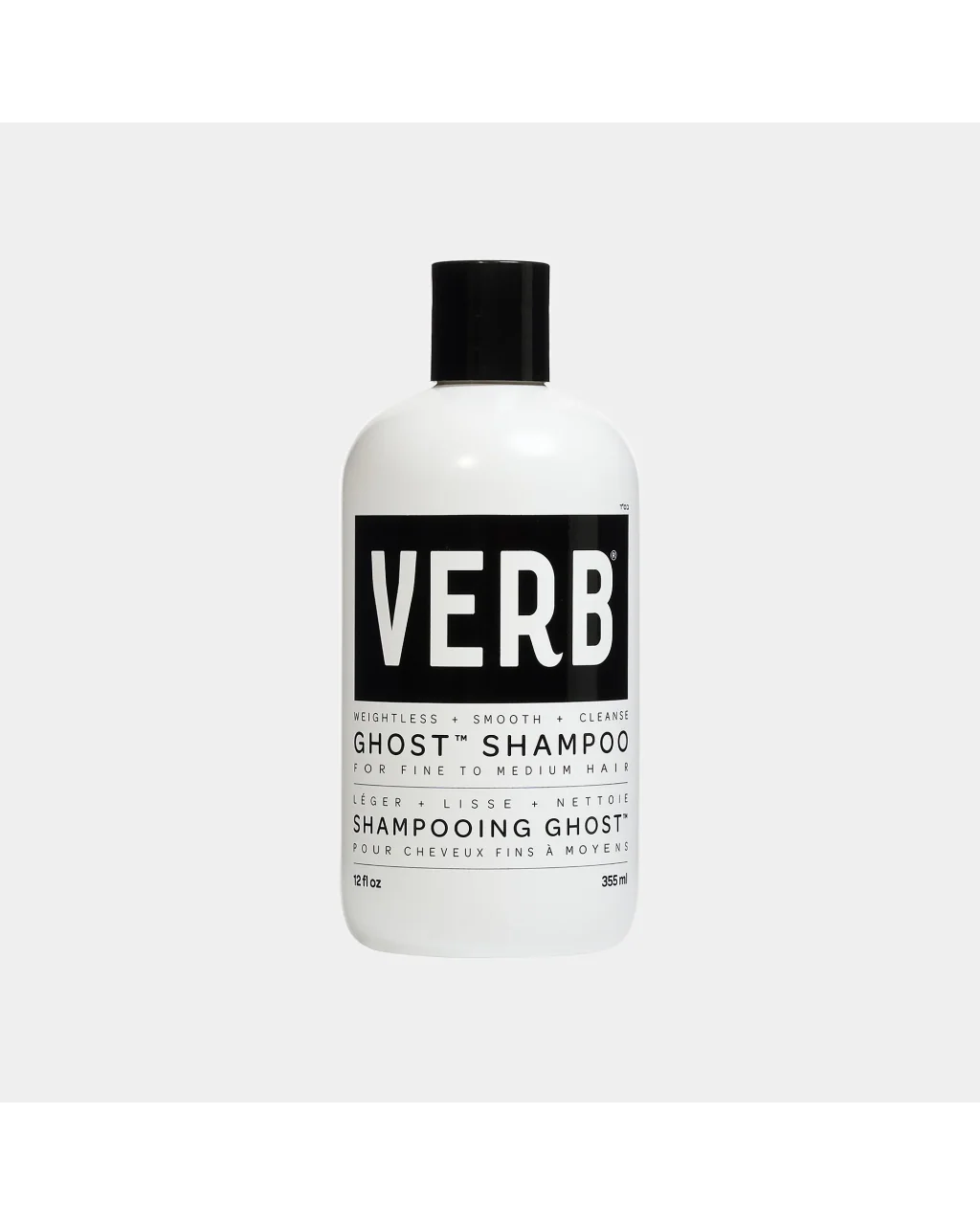 Verb Ghost Shampoo, a sulfate-free weightless everyday shampoo for fine hair