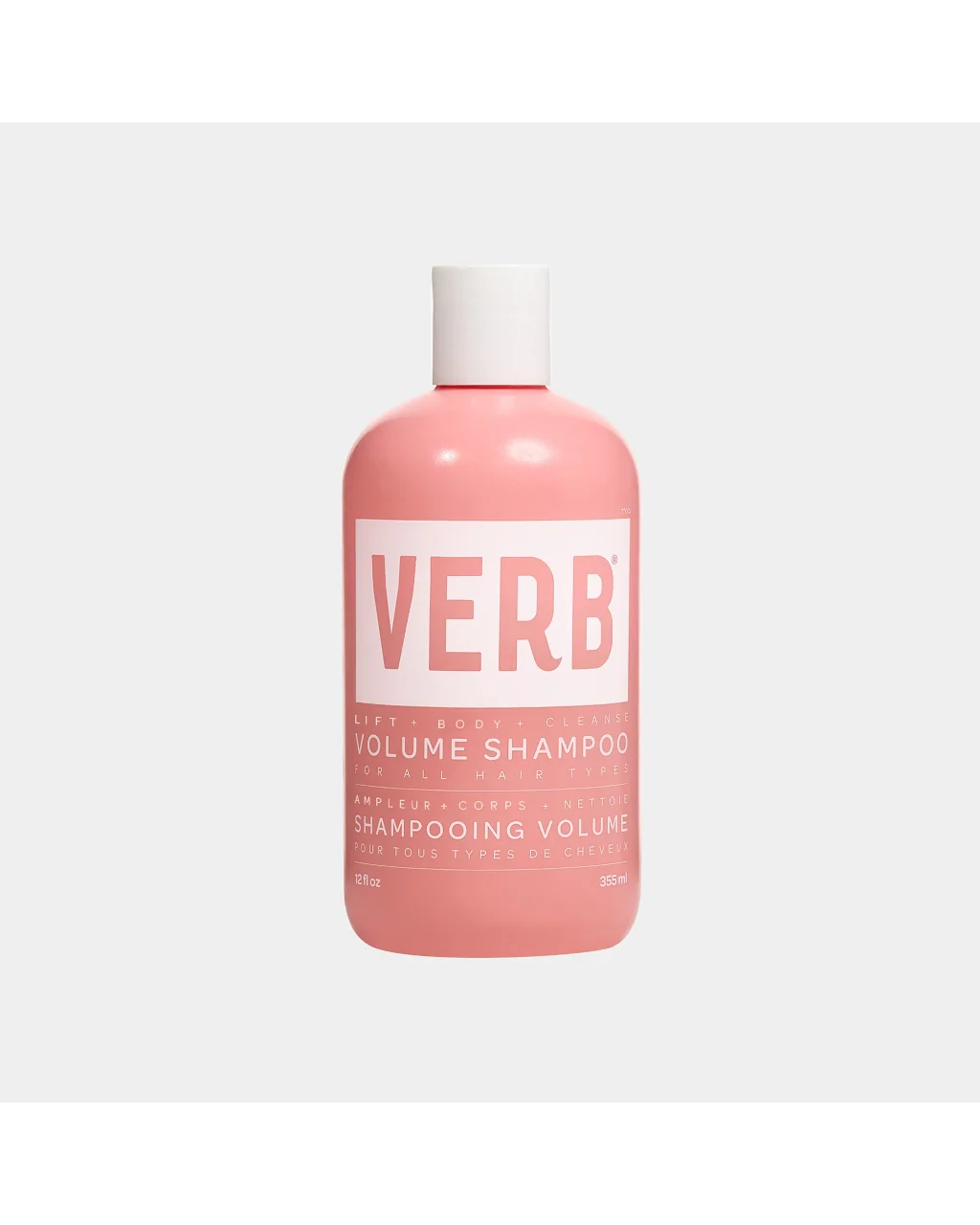 Verb Volume Shampoo, a sulfate-free color-safe volumizing shampoo for fine hair