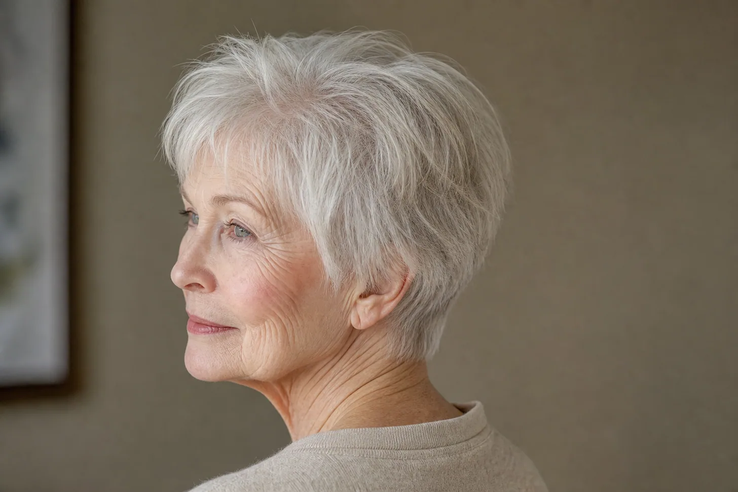 Wash-and-wear haircuts for thin hair over 70